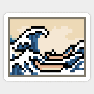 The Great Pixel off Kanagawa Sticker